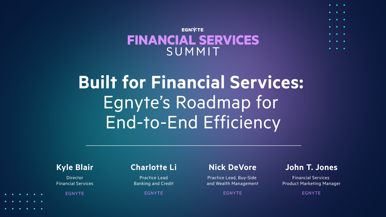 Built for Financial Services: Egnyte’s Roadmap for End-to-End Efficiency