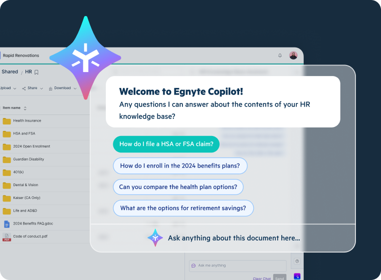 Conversational AI with Copilot | Egnyte
