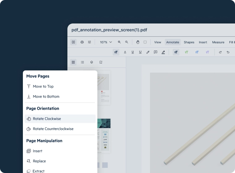 Egnyte PDF Page Manipulation